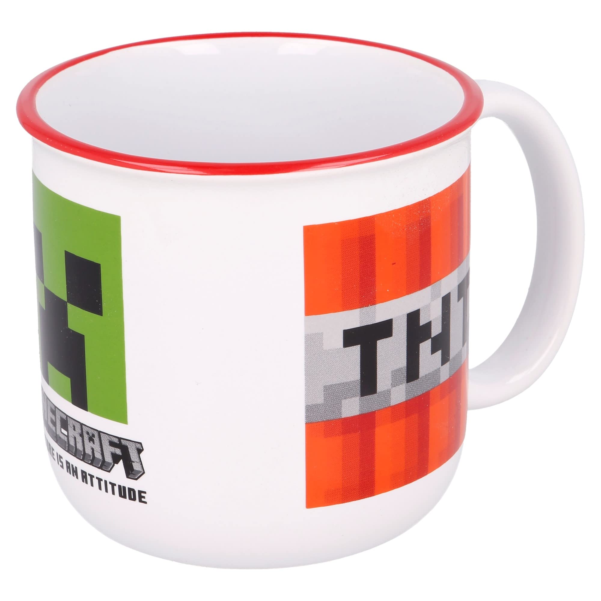Merchandising Minecraft Taza Desayuno CeráMica 400 Ml Merchandising Minecraft Taza Desayuno CeráMica 400 Ml